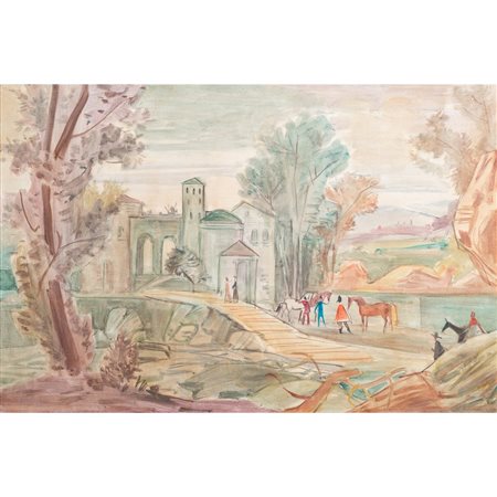 ALFONSO AMORELLI, Olio su tela