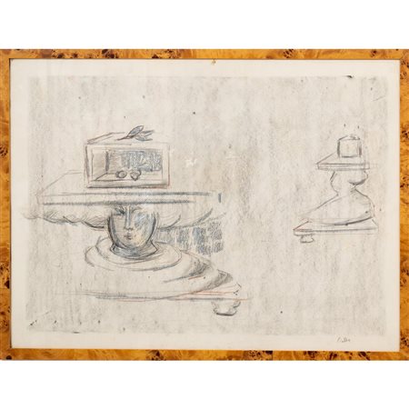 GIROLAMO CIULLA, Senza titolo, Tecnica mista su carta