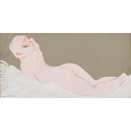 EDOLO MASCI, Nudino, Olio su tela