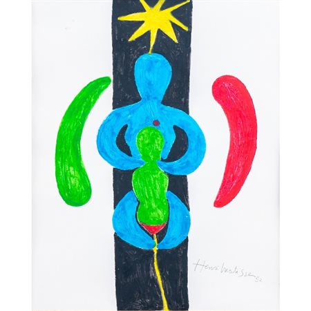 HENRI MATISSE (Attr.le), Tempera su carta