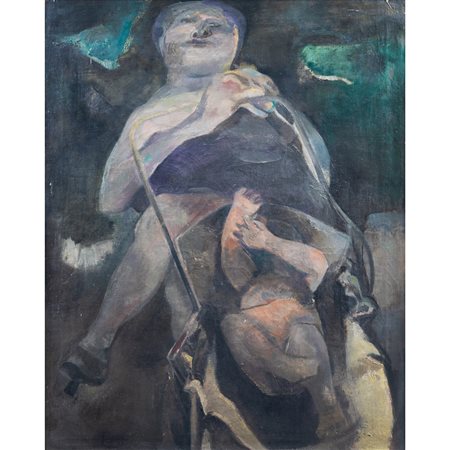 PIERO GUCCIONE, Olio su tela