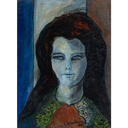 PIPPO GAMBINO, Olio su cartone