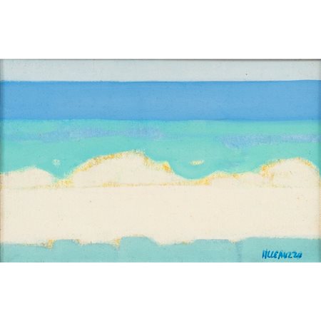 SANTI ALLERUZZO, Paesaggio, Olio su tela