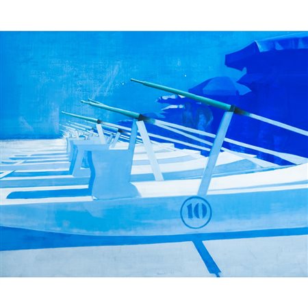 DINO BOSCHI, Adriatico, Olio su tela