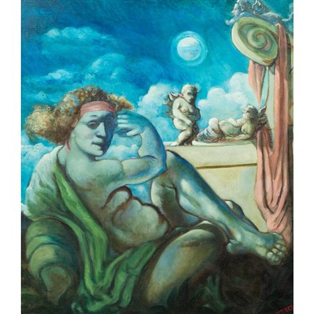 TOMMASO MUREDDU, Olio su tela