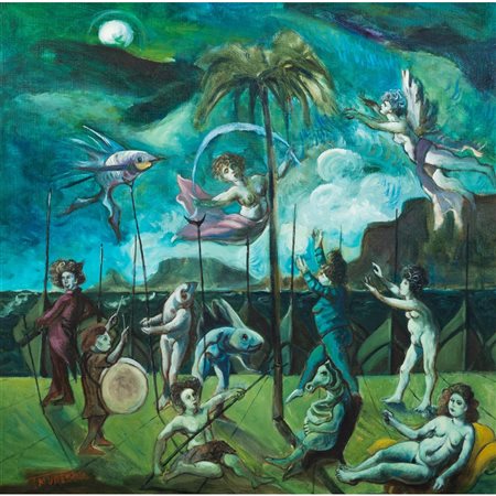 TOMMASO MUREDDU, Olio su tela