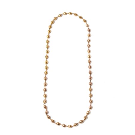 COLLANA con sfere in oro giallo 9 KT