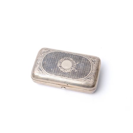 OFFICINE RUSSE DEL 1885, Tabacchiera in argento