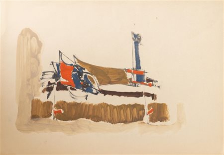 Sergio Romiti (Bologna 1928 - 2000), "Senza titolo", Anni '60 - '70 del XX secolo.