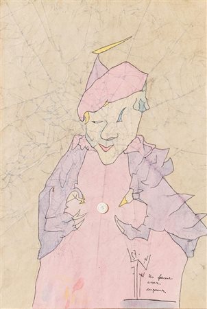 Ladislav Novak (Turnov 1925 - Třebíč 1999), "Un farceur assez dangereux", 1972.