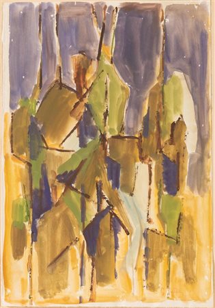 Germano Sartelli (Imola 1925 - 2014), "Senza titolo" 1957.