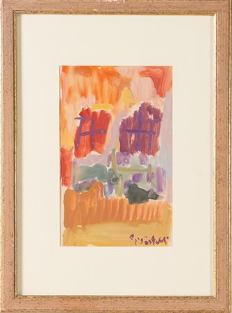 Germano Sartelli (Imola 1925 - 2014), "Senza titolo", 1950-1960.