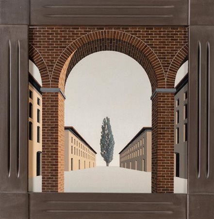 Giorgio Tonelli (Brescia 1941), "Il pioppo".