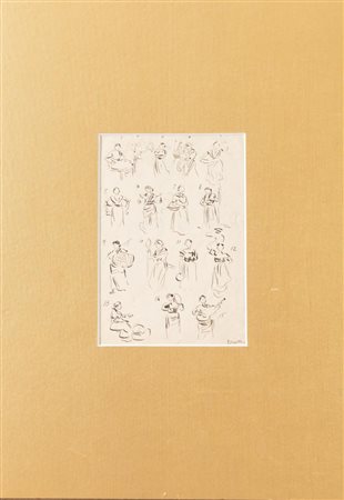 Pietro Scoppetta (Amalfi 1863 - Napoli 1920), "I mestieri".