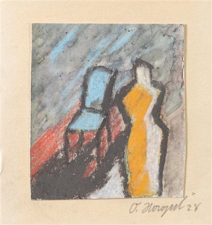 Otto Nagel (Berlino 1894 - 1967), "Senza titolo", 1928.