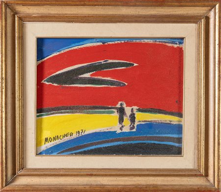Sante Monachesi (Macerata 1910 - Roma 1991), "Senza titolo", 1971.