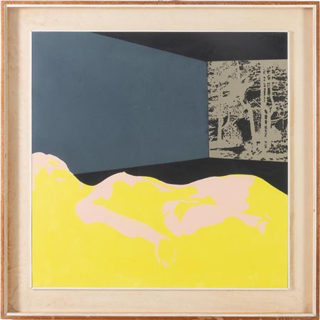 Carlo Gajani (Bazzano 1929 - Zocca 2009), "Senza titolo", 1969.