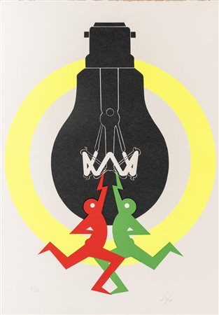 Severo Pozzati detto Sepo (Comacchio 1895 - Bologna 1983), "Senza Titolo".