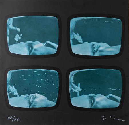 Mario Schifano (Homs 1934 - Roma 1998), "Sequenza erotica", Anni '70.