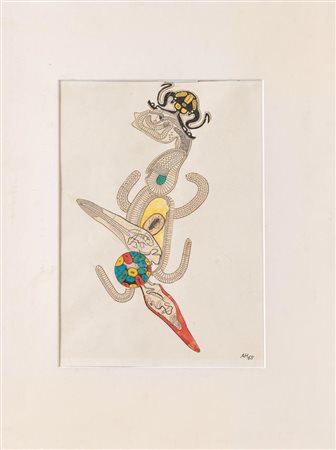 Adolf Hoffmeister (Praga 1902 - 1973), "Senza titolo", 1965.