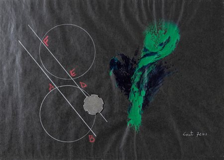 Paolo Conti (Bologna 1938), "Senza titolo", 1972.