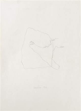 Vasco Bendini (Bologna 1922 - Roma 2015), "Senza titolo", 1962.