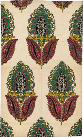 Studio di pattern decorativo a grandi calici