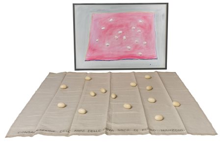 Consacrazione dell'arte delle uova sode di Piero Manzoni