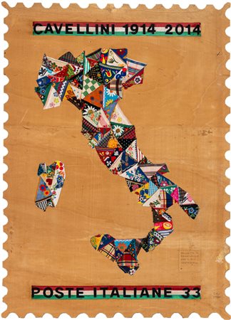 Francobollo: Italia (Progetto di francobollo per il mio centenario)