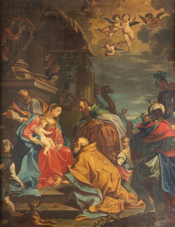CRETI DONATO (Ambito di )<BR>24 febbraio 1671-31 gennaio 1749<BR>"Adorazione dei Magi" XVIII