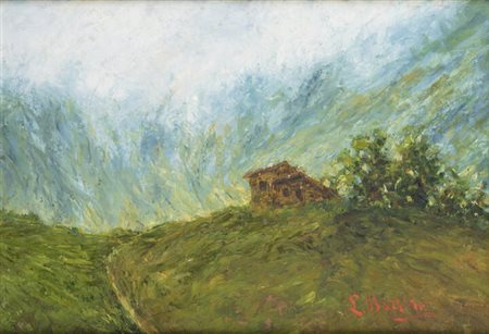 LEONARDO BAZZARO<BR>Milano 1853 - 1937<BR>"Paesaggio"