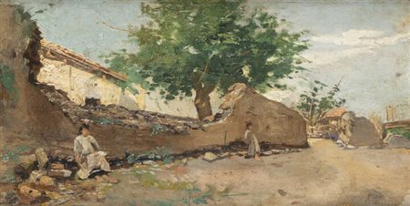 PITTORE NON IDENTIFICATO<BR>"Paesaggio"