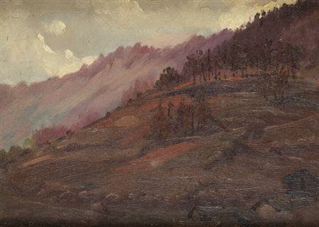 MARIO ALBANO<BR>Torino 1896 - 1968<BR>"Paesaggio"