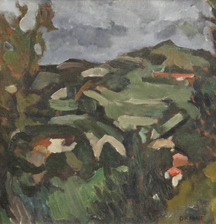 DAPHNE MAUGHAM CASORATI<BR>Londra (Regno Unito) 1897 - 1982 Torino<BR>"Paesaggio"