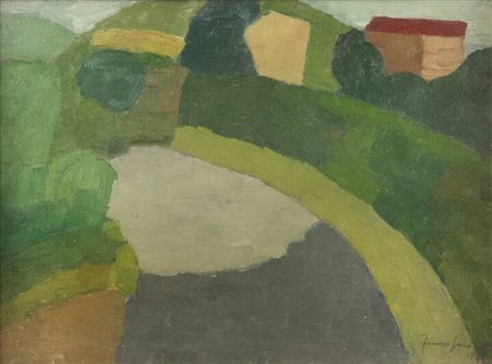 FRANCESCO CASORATI<BR>Torino 1934 - 2013<BR>"Pavarolo" 1949