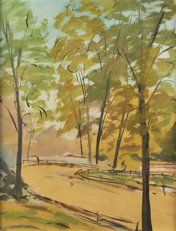 LUIGI SPAZZAPAN<BR>Gradisca d'Isonzo (GO) 1889 - 1958 Torino<BR>"Parco"