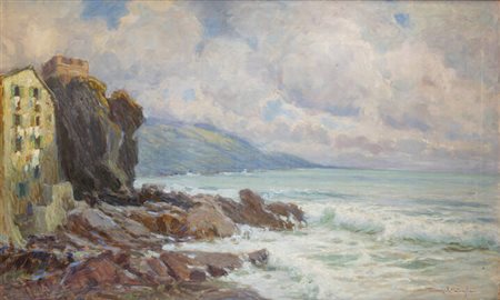 ERCOLE GARAVAGLIA<BR>Italia XIX/XXSECOLO<BR>"Marina"