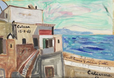 GIOSUE' CALIERNO<BR>Caserta 1897 - 1968 Pietra Ligure (SV)<BR>"Cetara" 13.9.63