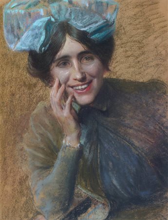 ETTORE ELIO XIMENES<BR>Palermo 1855 – 1926 Roma<BR>"Figura gioiosa"