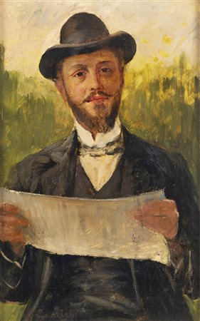 GIOVANNI GUARLOTTI<BR>Galliate (NO) 1869 - 1954 Torino<BR>''Figura''