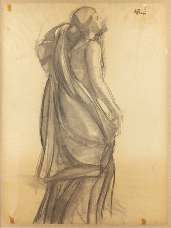 ACHILLE FUNI<BR>Ferrara 1890 - 1972 Appiano Gentile (CO)<BR>"Figura femminile"