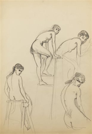 ITALO CREMONA<BR>Cozzo Lomellina (PV) 1905 - 1979 Torino<BR>"Senza titolo"