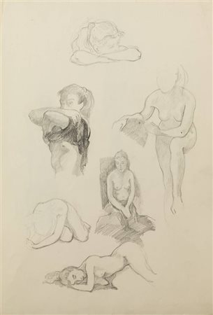 ITALO CREMONA<BR>Cozzo Lomellina (PV) 1905 - 1979 Torino<BR>"Senza titolo"