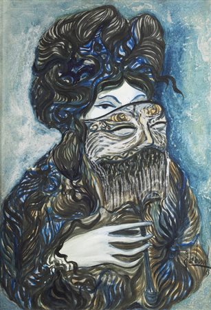 GUIDO DE BONIS<BR>Torino 1931 - 2009<BR>"Ricordo Veneziano" 1963