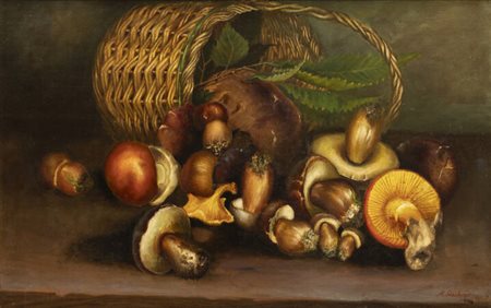 MARCELLO GIACHINO<BR>Torino 1877 - 1929<BR>"Delizie della natura"