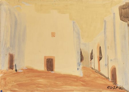 FRANCO COSTA<BR>Quittengo (VC) 1903 - 1980<BR>"Architetture spagnole"