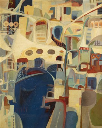 GIOVANNI CAMPUS<BR>Olbia, 1929<BR>"Racconto", 1964