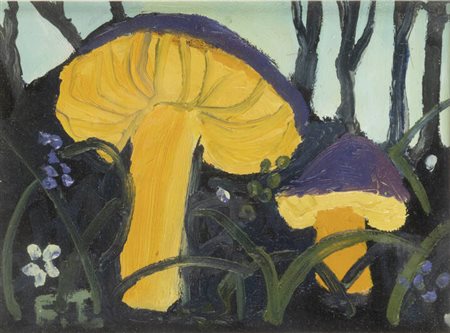 FRANCESCO TABUSSO<BR>Sesto San Giovanni (MI) 1930 - 2012 Torino<BR>"Funghi velenosi" (1969)