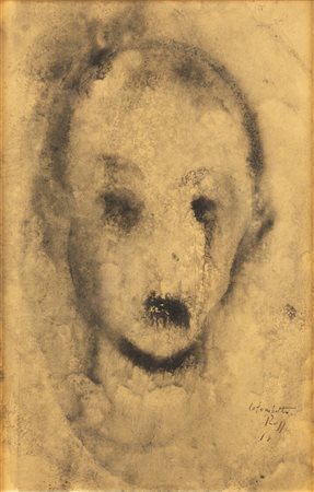 ENRICO COLOMBOTTO ROSSO<BR>Torino 1925 - 2013 Casale Monferrato (AL)<BR>"Volto"