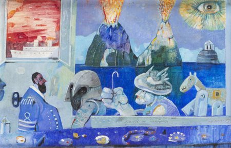 ANTONIO POSSENTI<BR>Lucca 1933-2016<BR>"Oracolo di Santorini" 1983